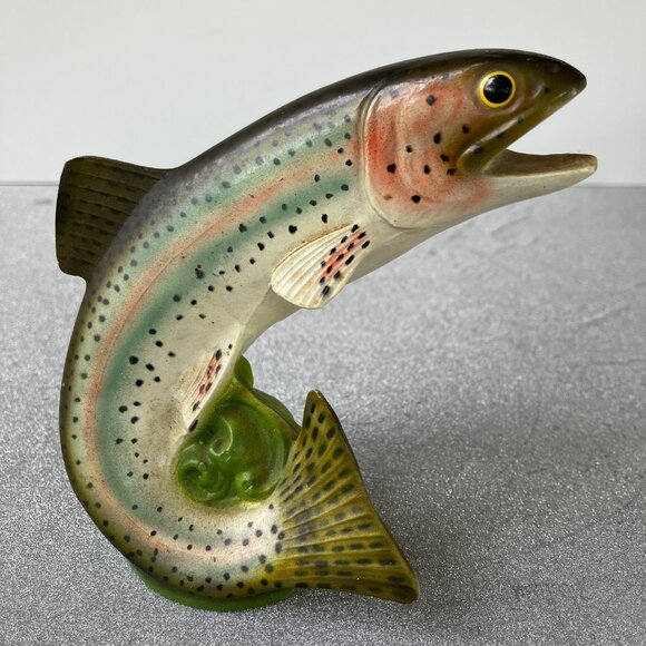 Hand Painted Cast Metal Painted Rainbow Trout Fish Bottle Opener - Scott Prod - Picture 7 of 11